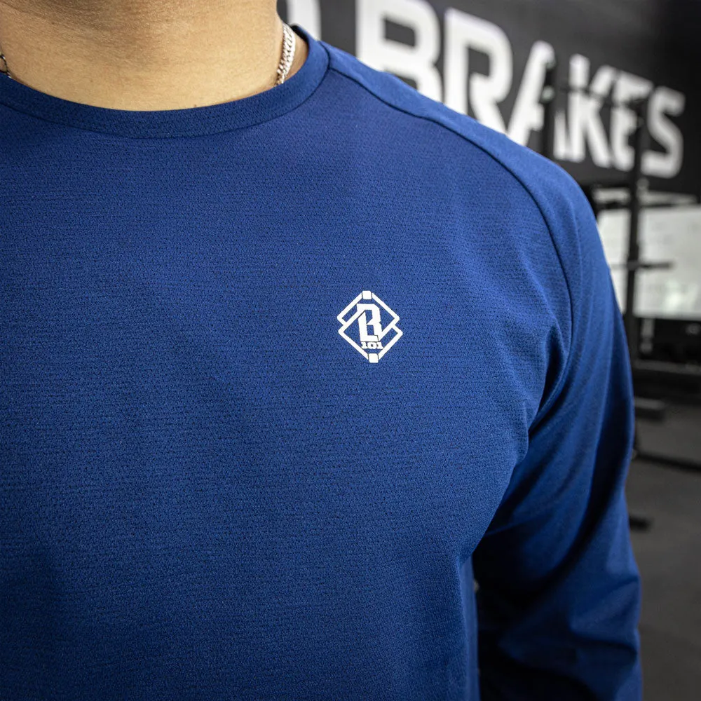 Diamond Tech Youth Long Sleeve - Navy
