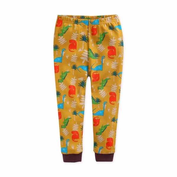 Dino King Camel Long Sleeve Pajamas
