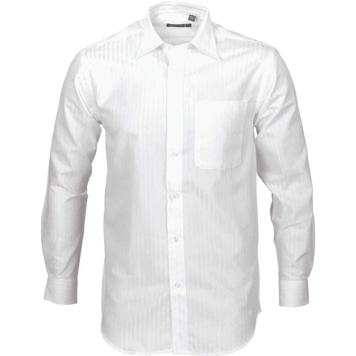 Dnc Workwear Men’s Tonal Stripe Long Sleeve Shirt - 4156