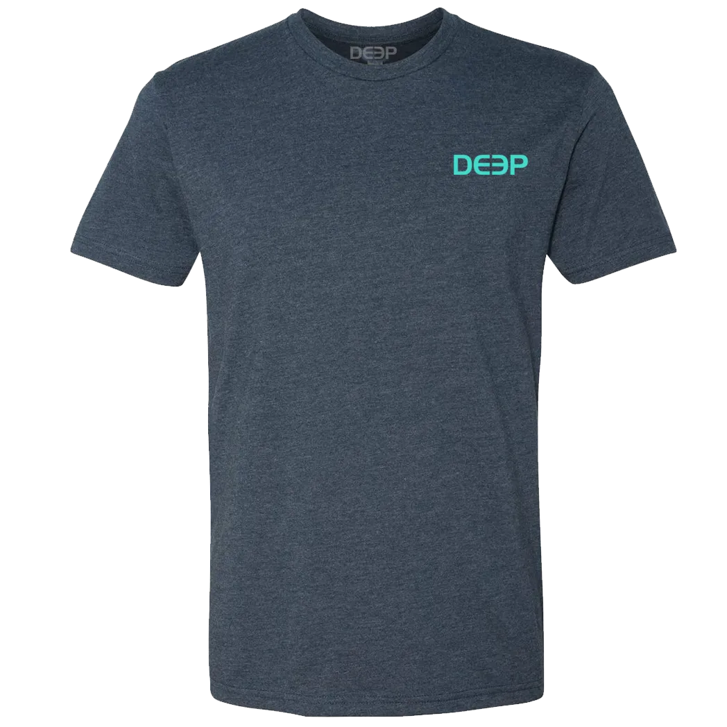 Dock Tales and Cocktails Tee - Heather Navy