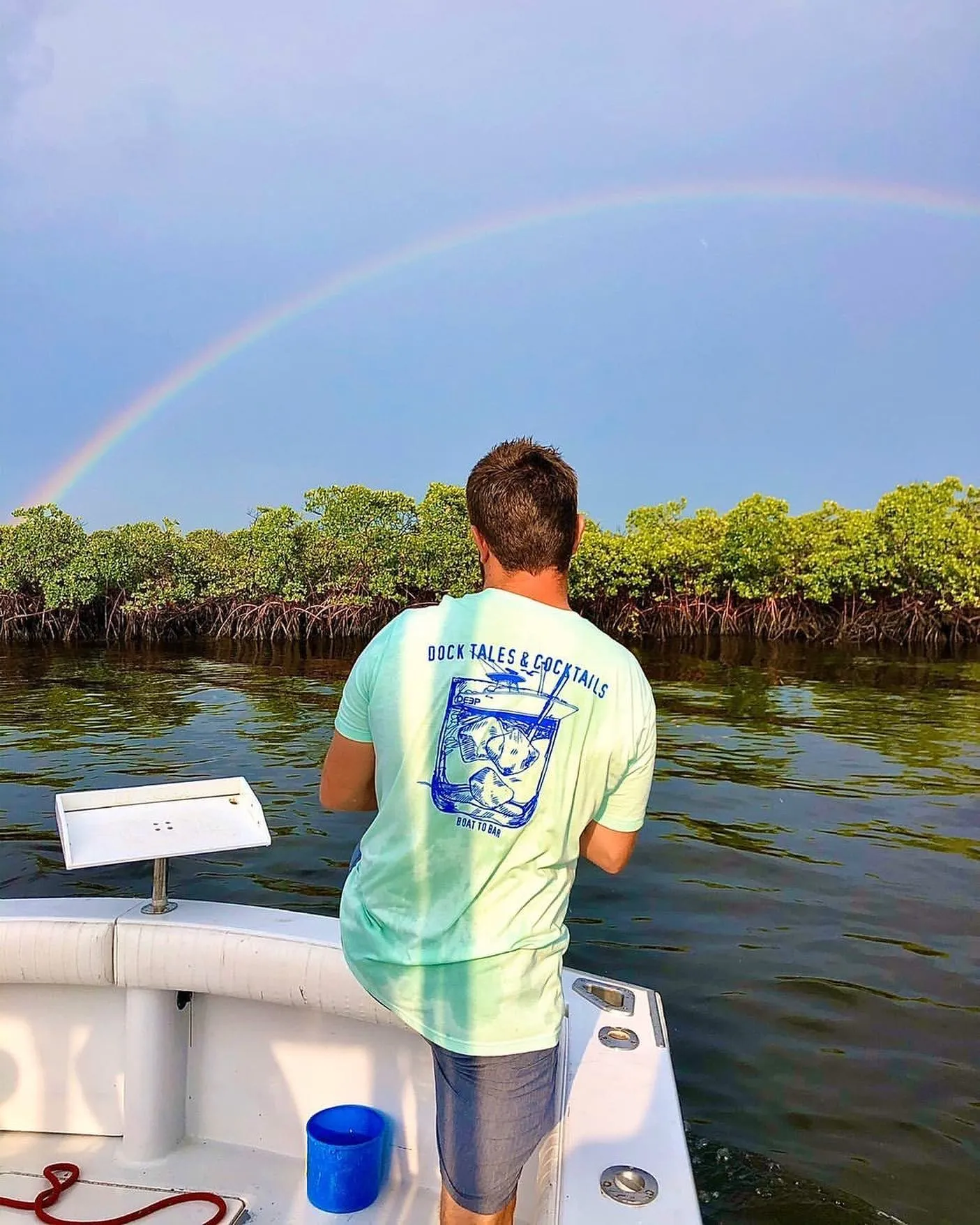 Dock Tales and Cocktails Tee - Mint
