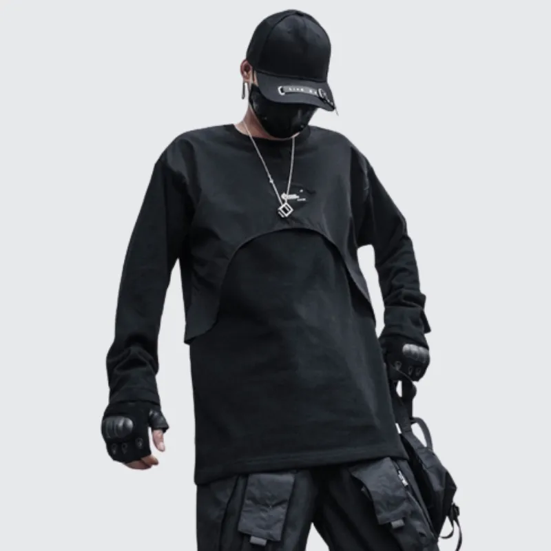 Double Layer Long Sleeve T-shirt