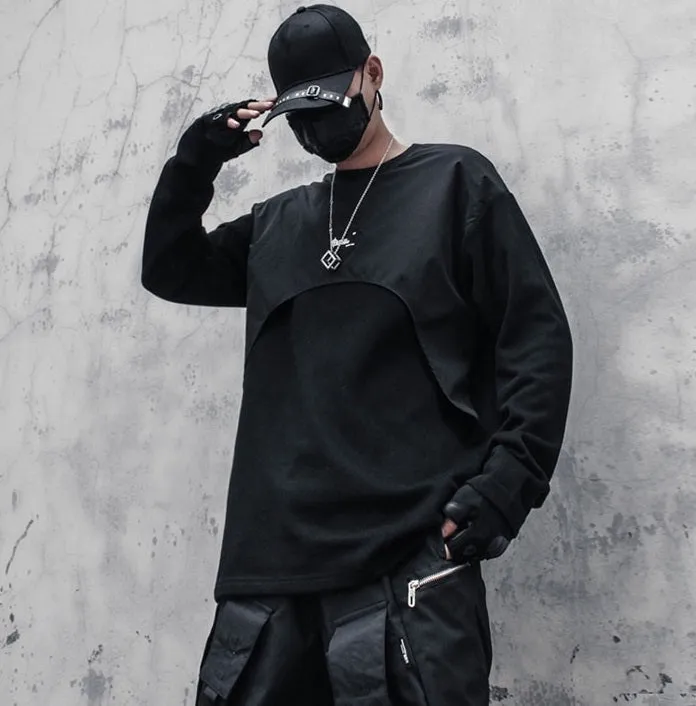Double Layer Long Sleeve T-shirt