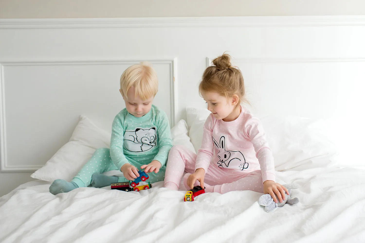 Drawing Fox Long Sleeve Pajama