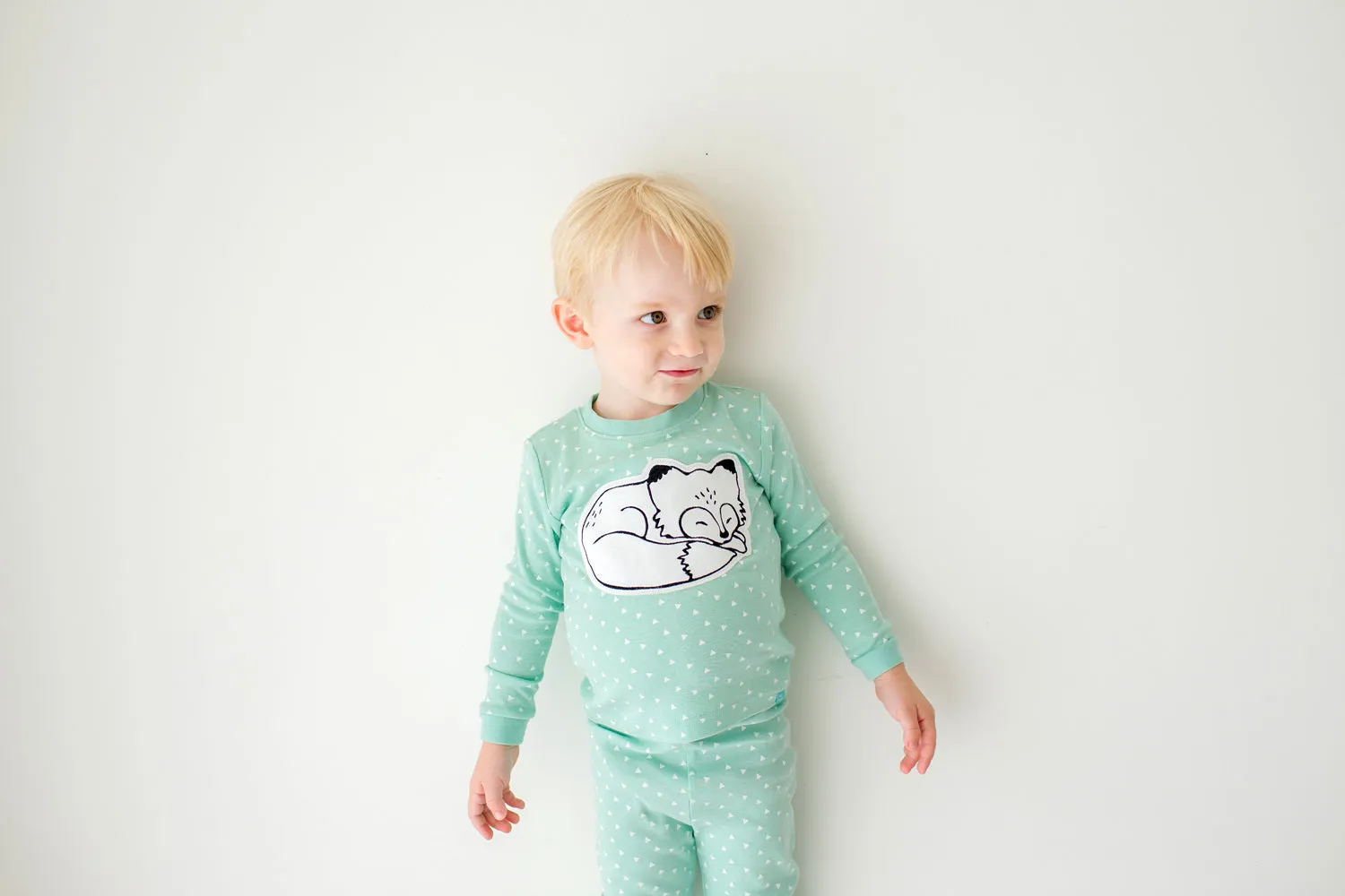 Drawing Fox Long Sleeve Pajama
