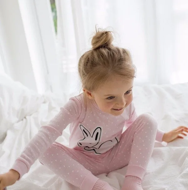 Drawing Rabbit Long Sleeve Pajama