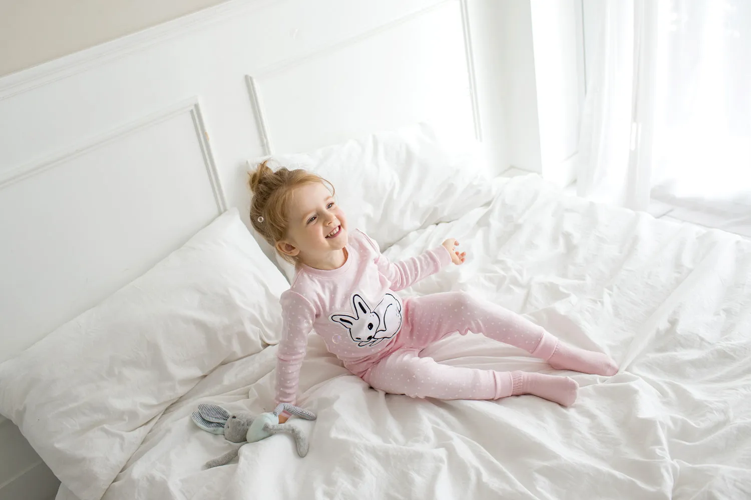Drawing Rabbit Long Sleeve Pajama