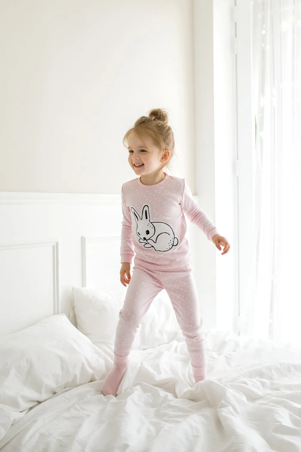 Drawing Rabbit Long Sleeve Pajama
