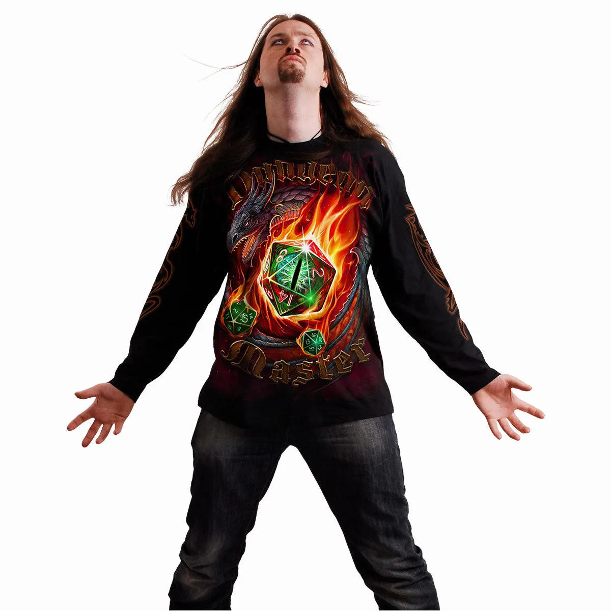 DUNGEON MASTER - Longsleeve T-Shirt Black