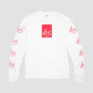 eS Block Longsleeve T-Shirt White