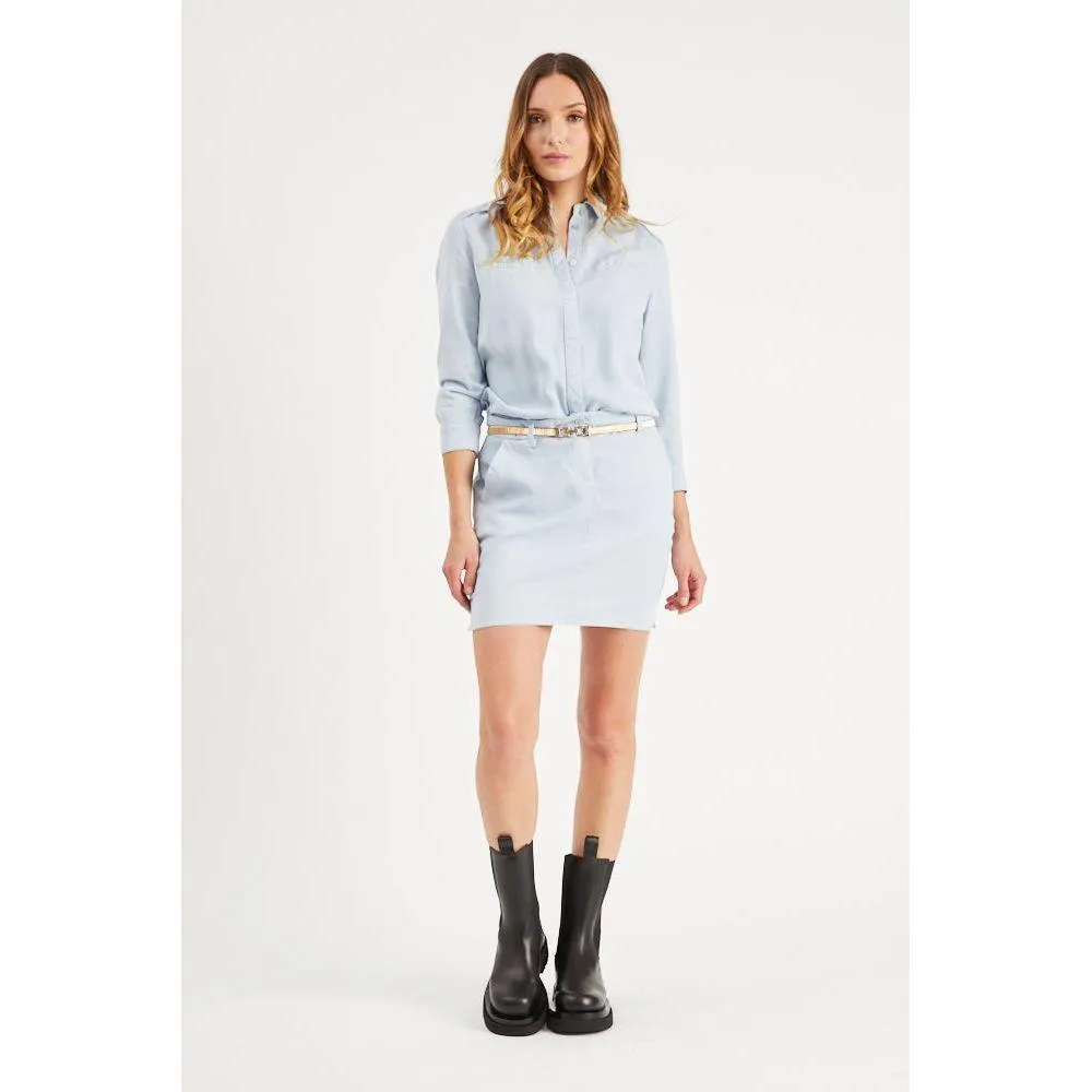 Etienne Marcel Tunic Dress in Sky Blue