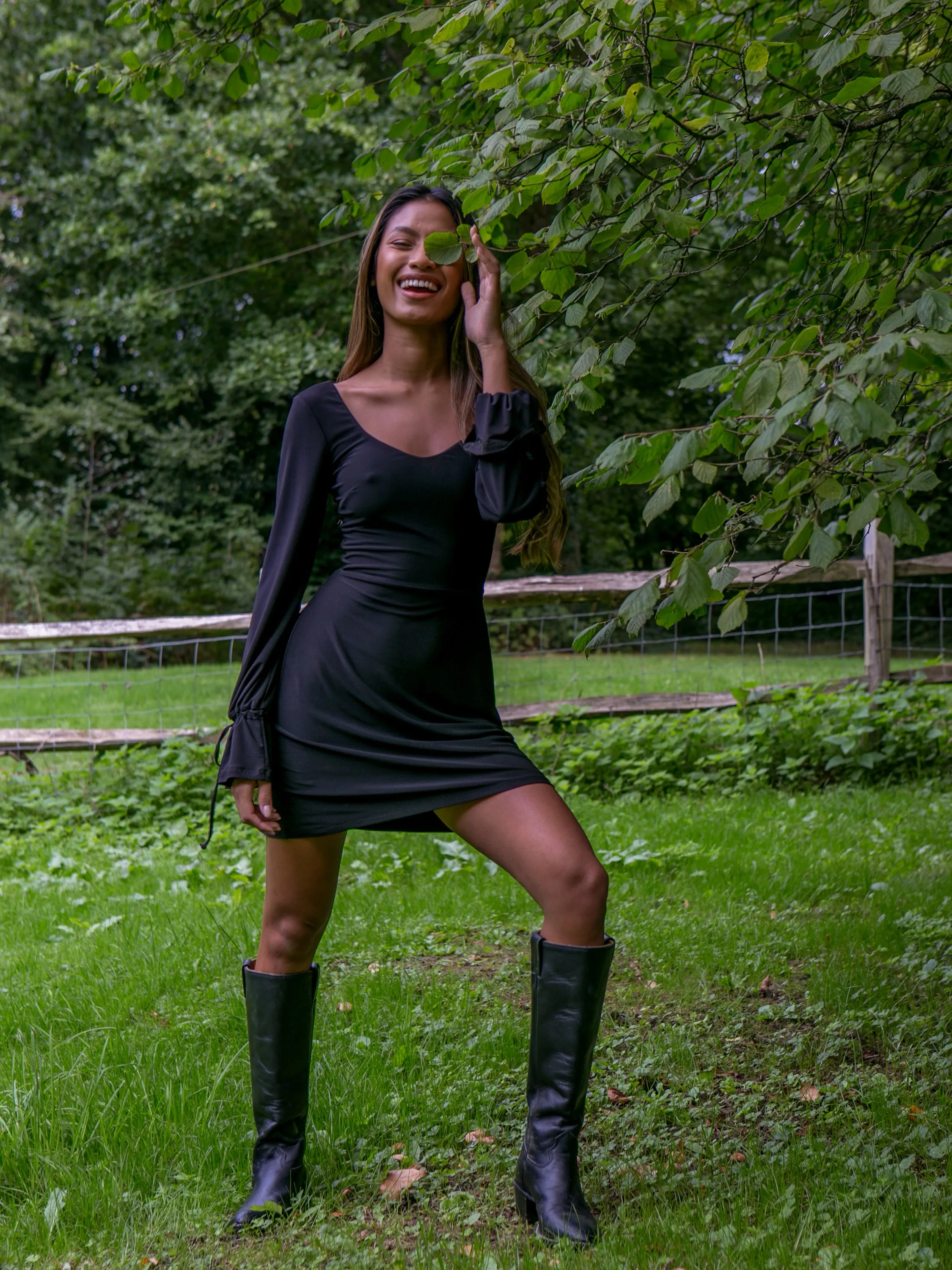 Etta Long Sleeve Mini Dress