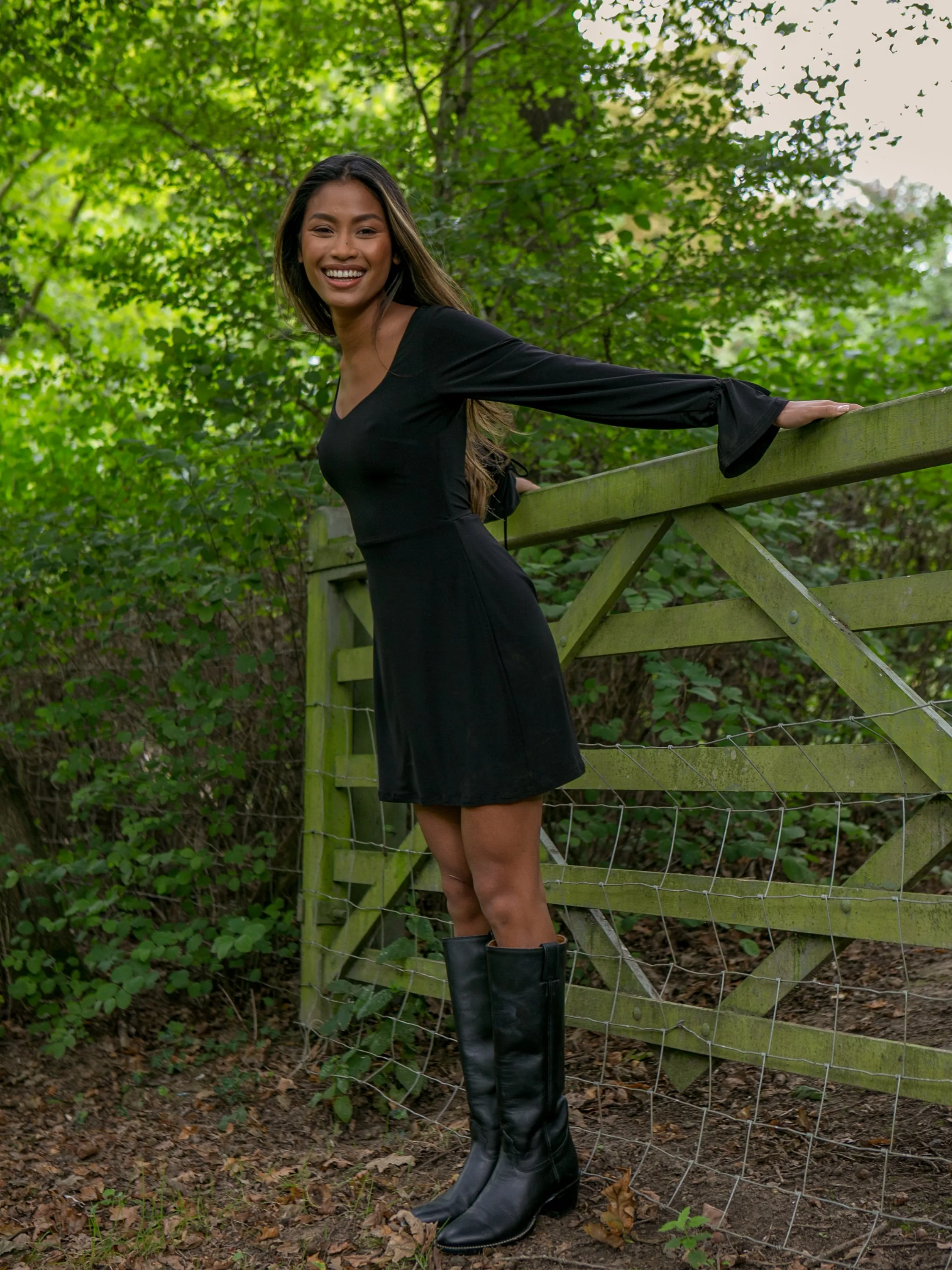 Etta Long Sleeve Mini Dress