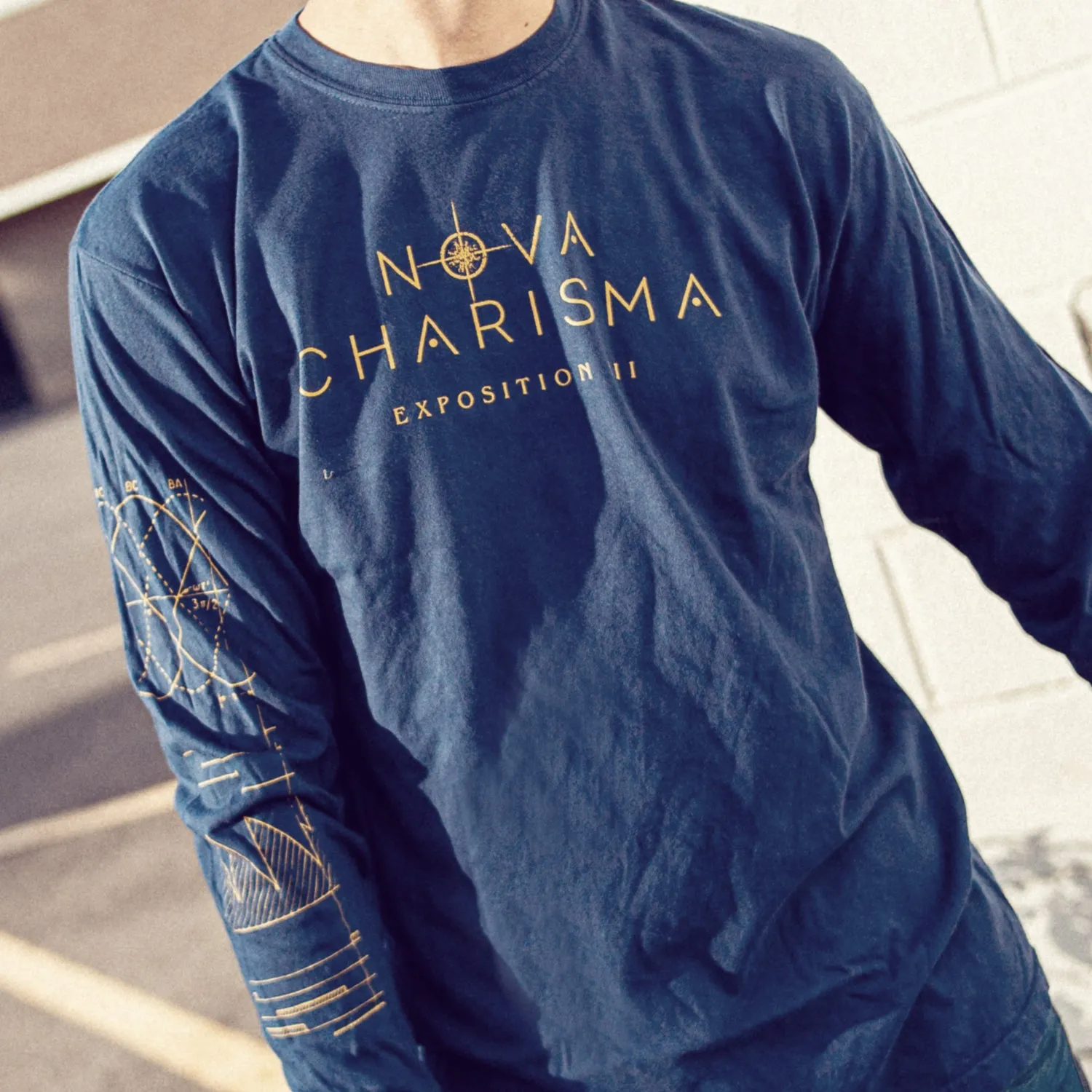 Exposition III • Navy • Long-Sleeve T-Shirt