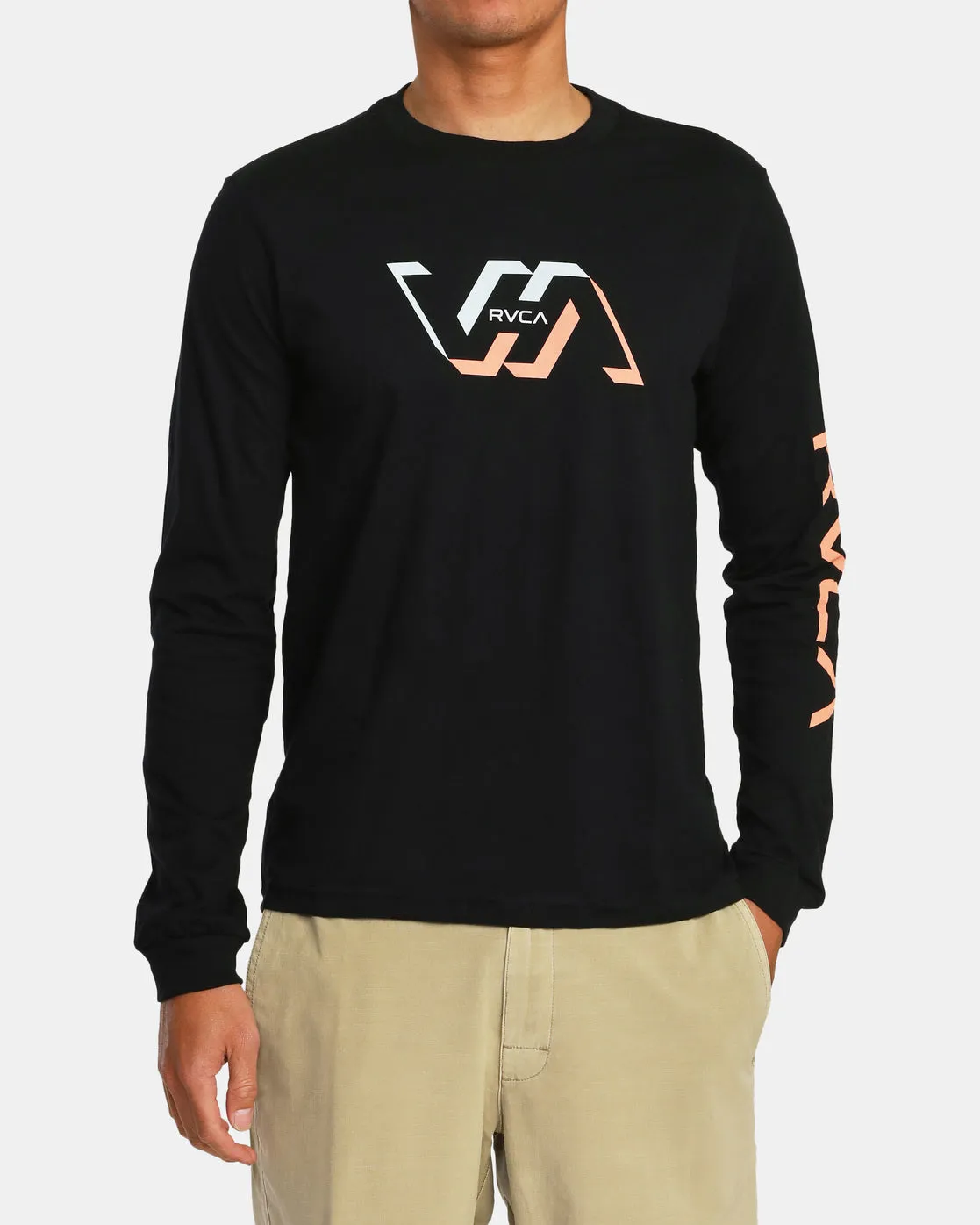 Facets Long Sleeve T-Shirt - Black