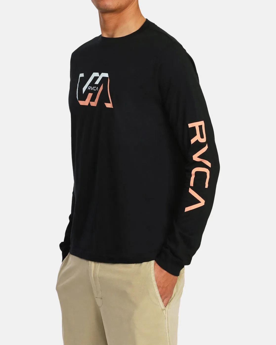 Facets Long Sleeve T-Shirt - Black