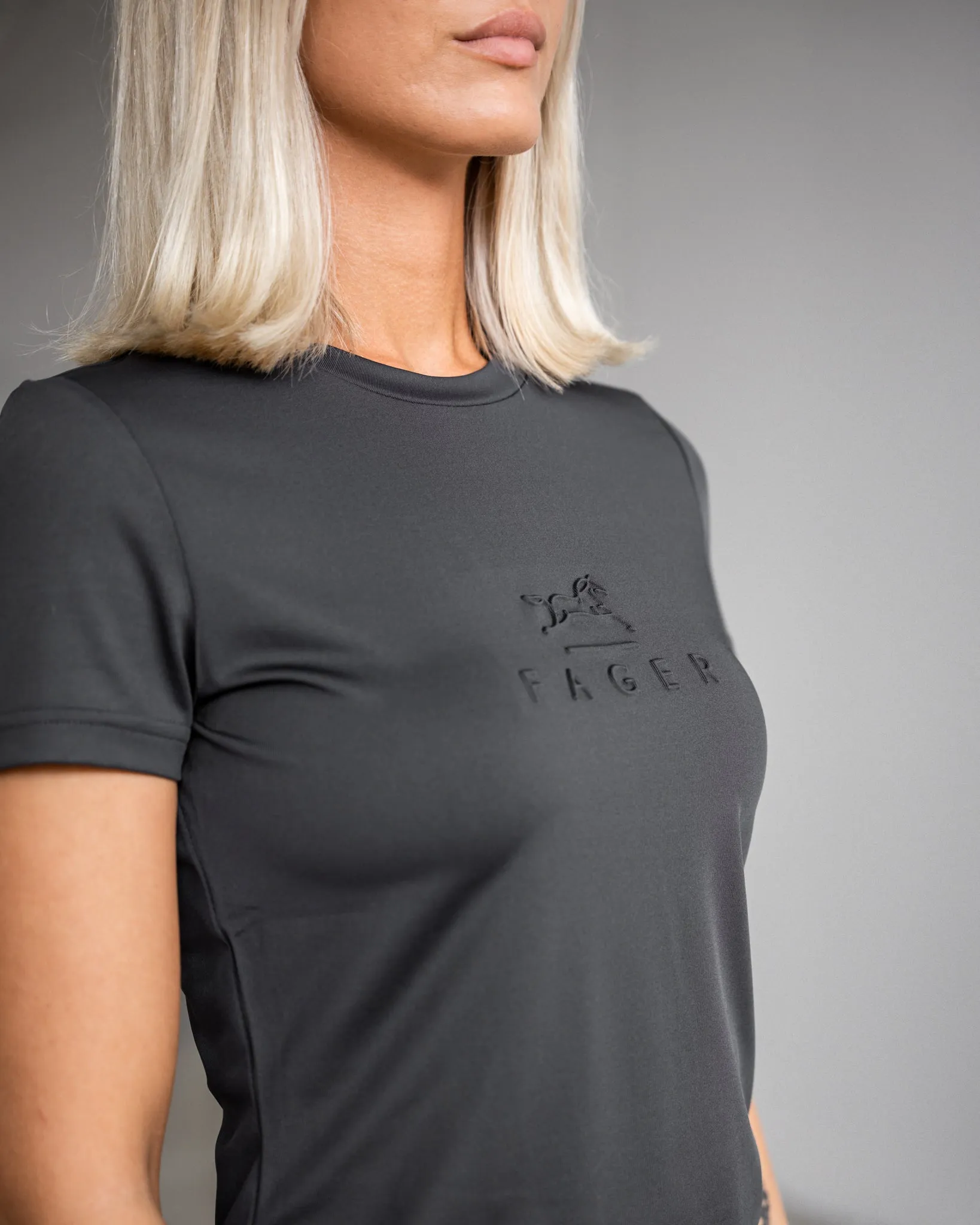 Fager Ida Short Sleeve T-Shirt Grey