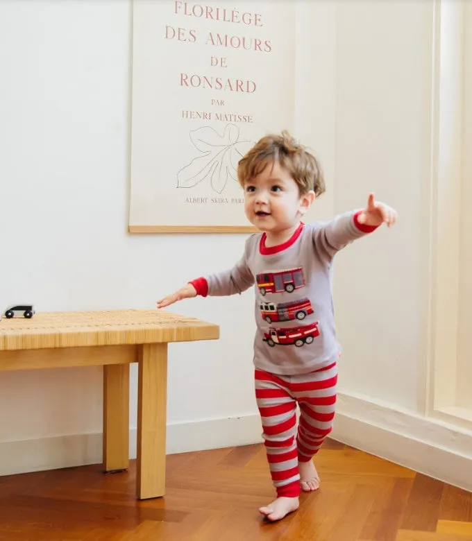 Fire Engine Long Sleeve Pajama