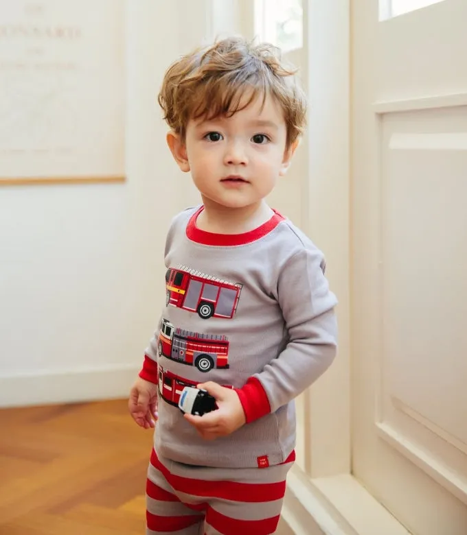 Fire Engine Long Sleeve Pajama