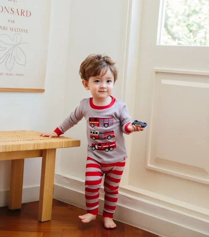 Fire Engine Long Sleeve Pajama