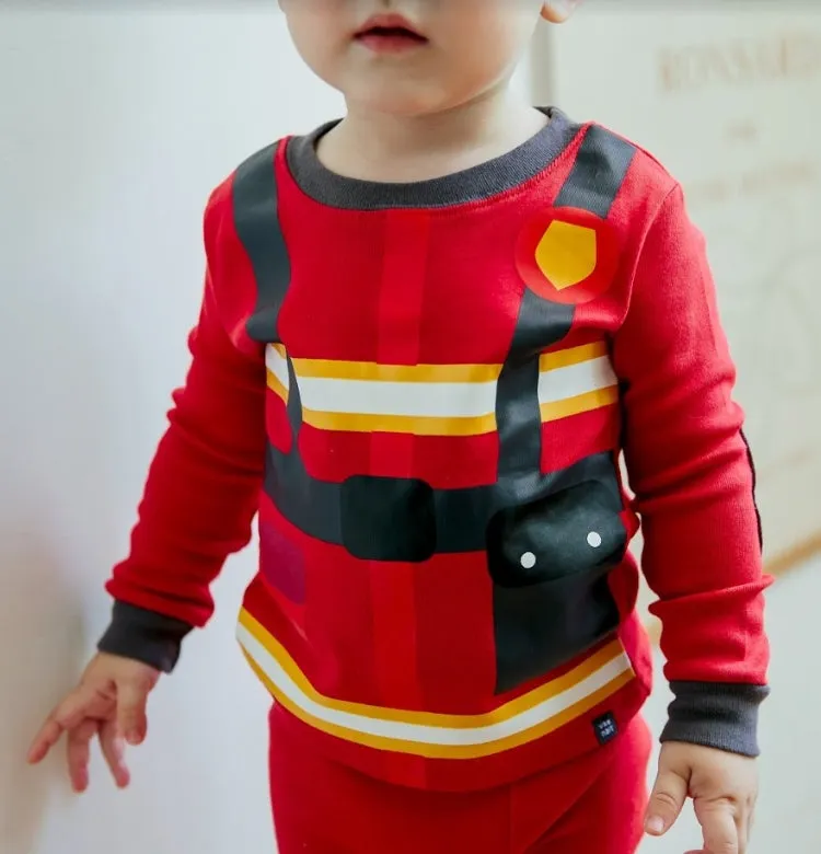 Fire Fighter Long Sleeve Pajama