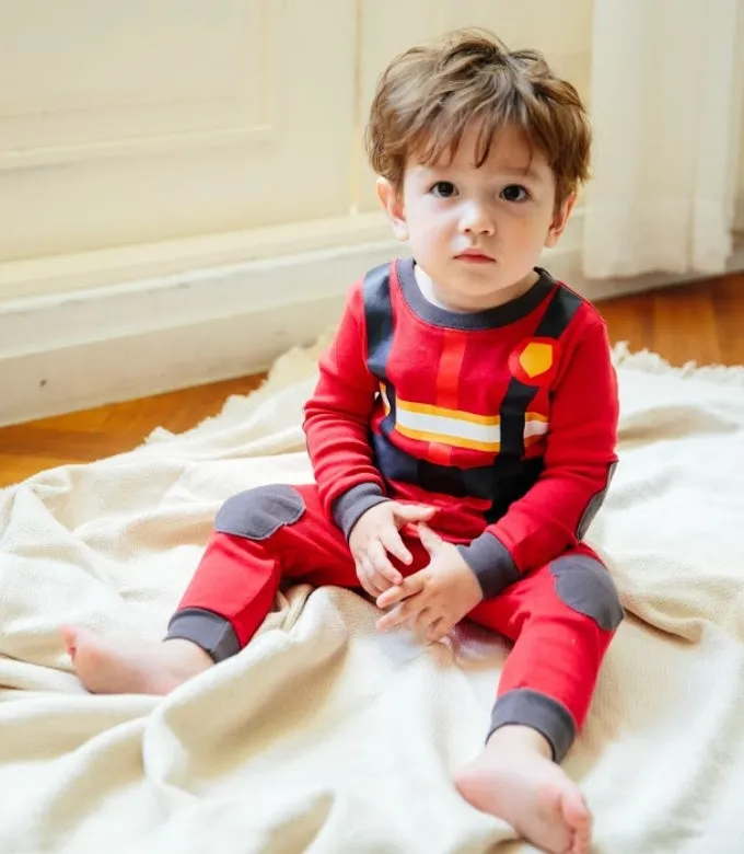 Fire Fighter Long Sleeve Pajama