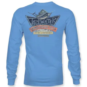 Fishing Pier Sign - 17671 Long Sleeve Azure