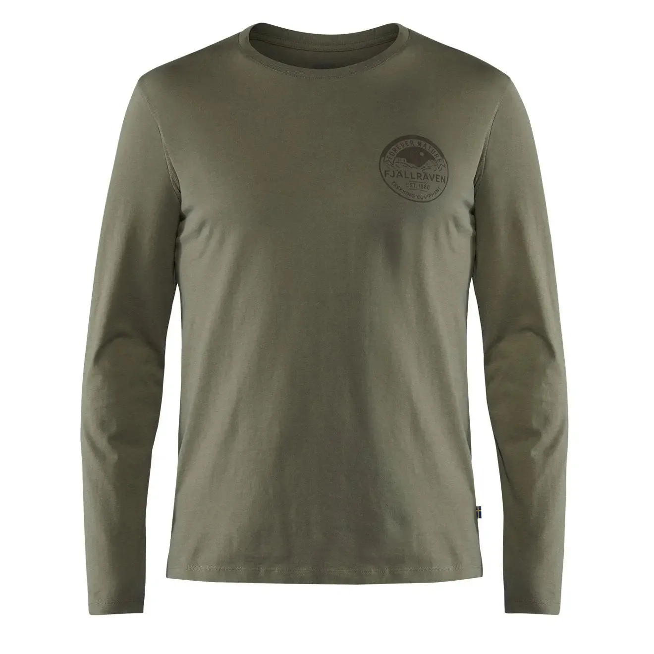 Fjallraven Forever Nature Badge LS T-Shirt Tarmac