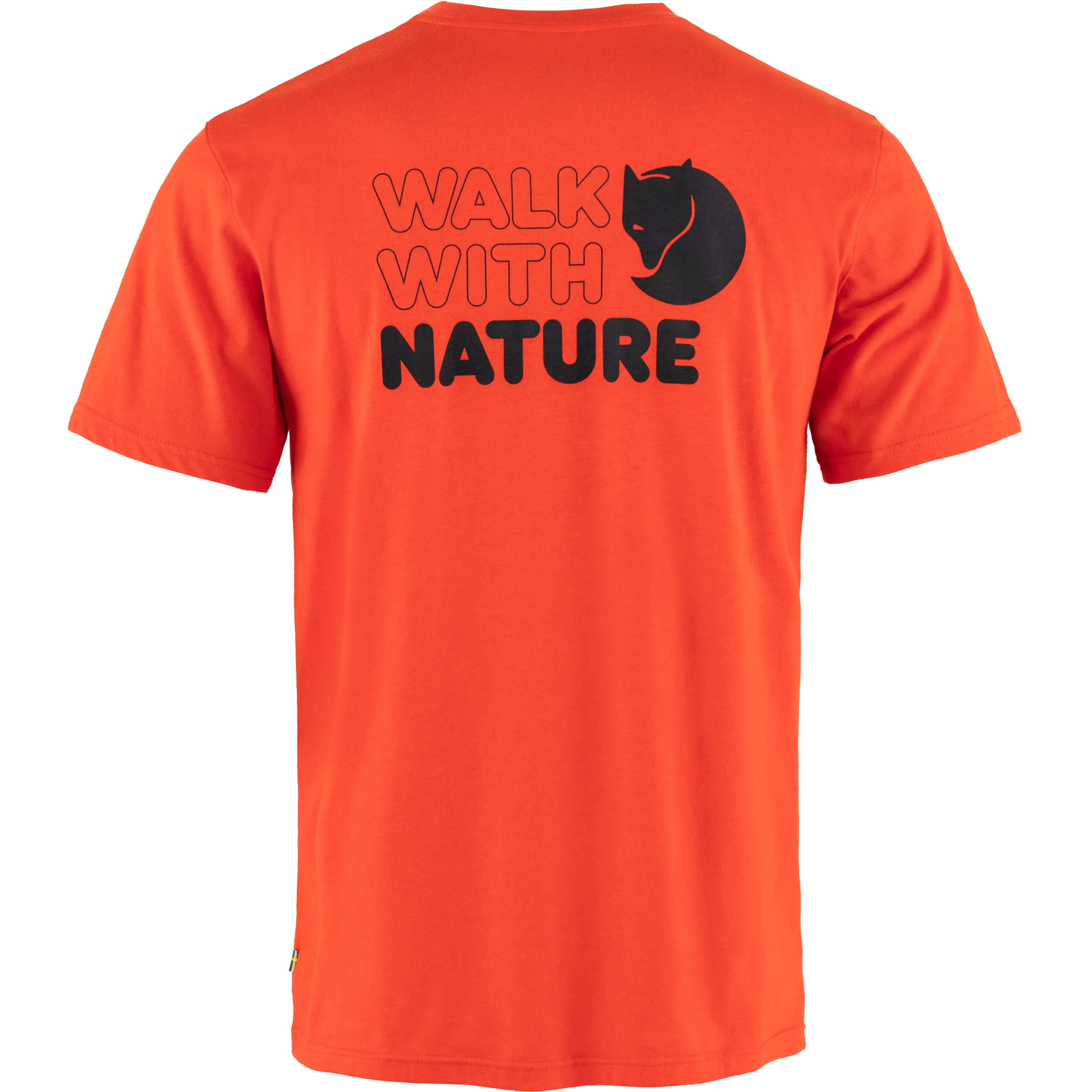 Fjällräven Men&#x27;s Walk With Nature T-Shirt Flame Orange | Buy Fjällräven Men&#x27;s Walk With Nature T-Shirt Flame Orange here | Outnorth