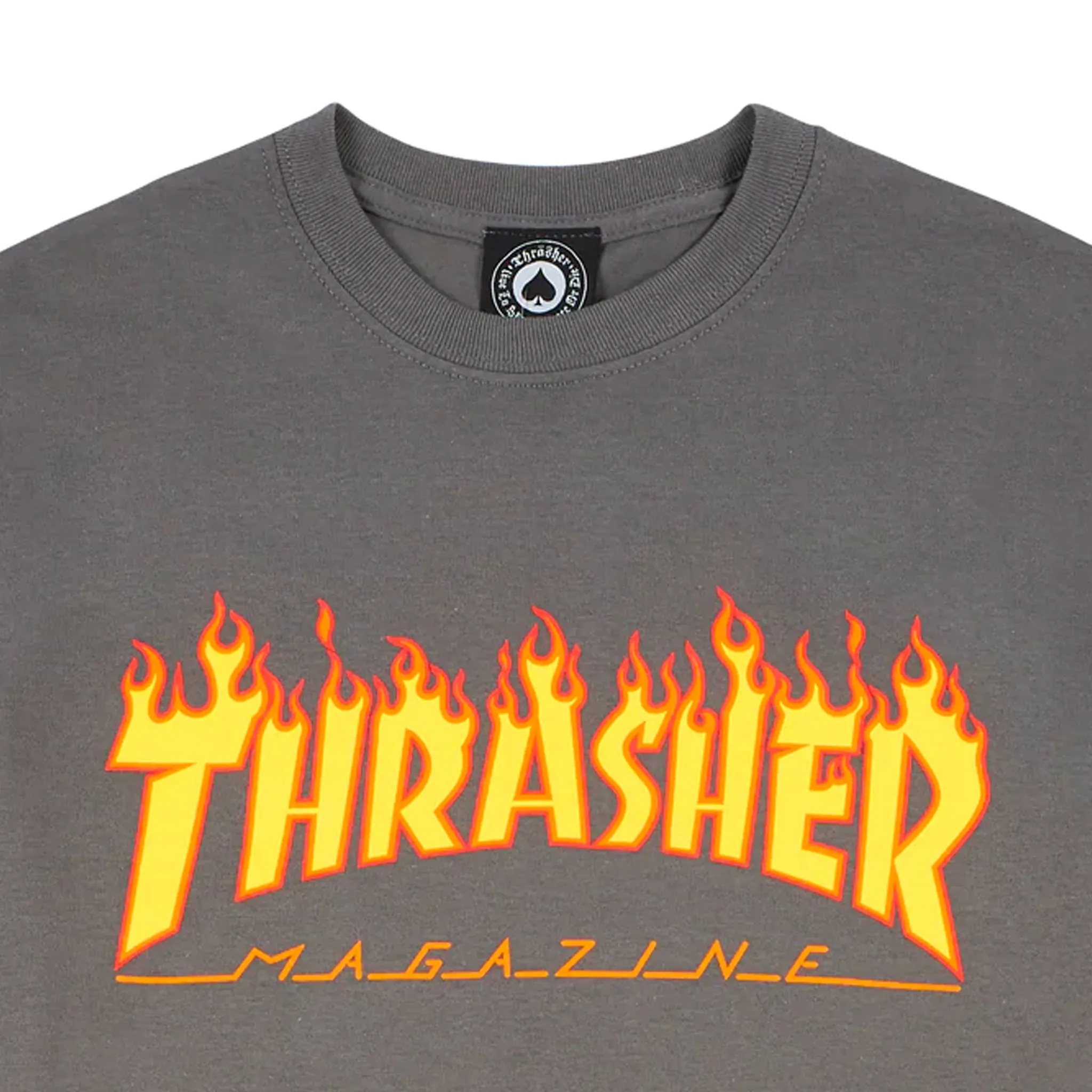 Flame Logo Tee (Charcoal)