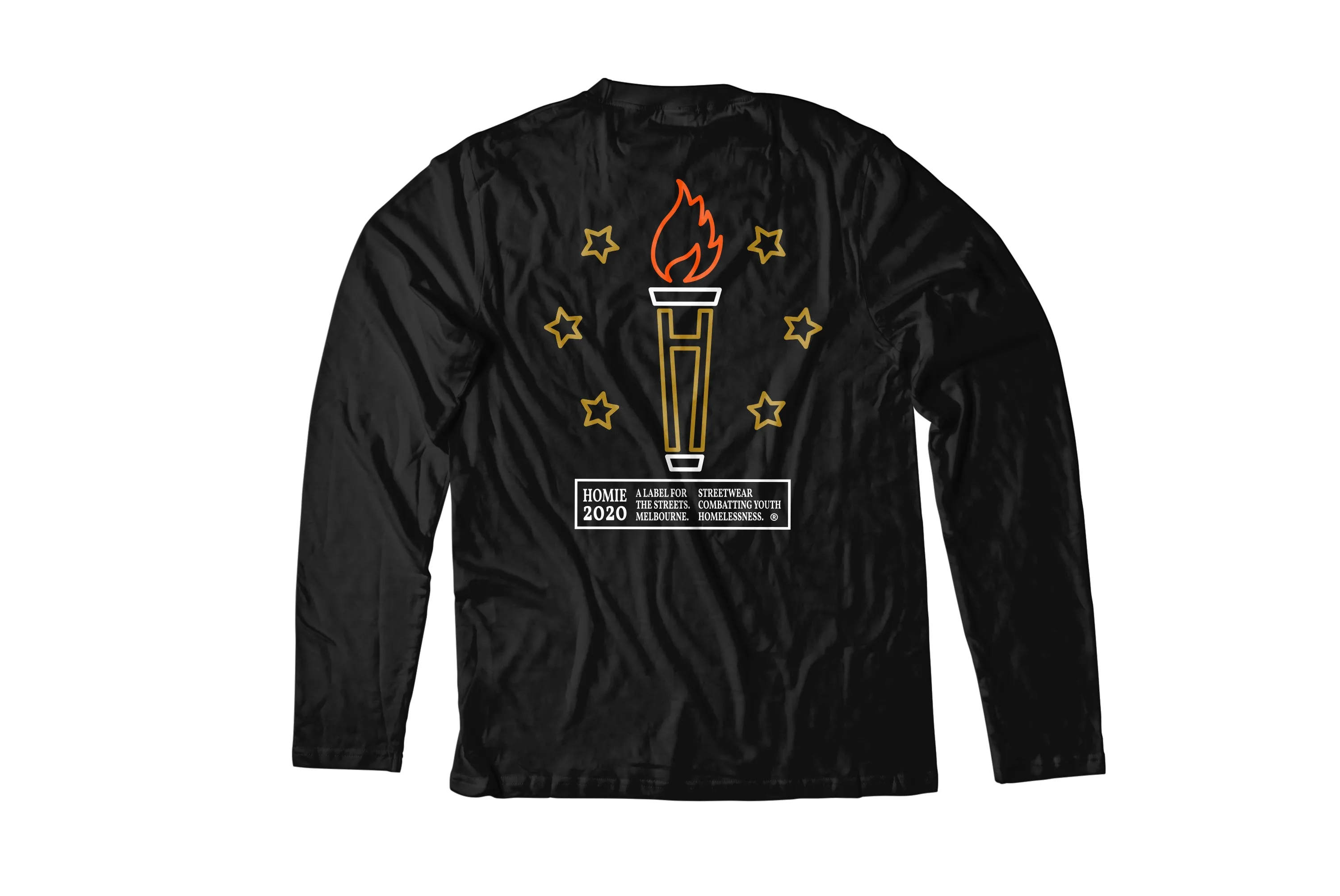 Flame Long Sleeve - Black