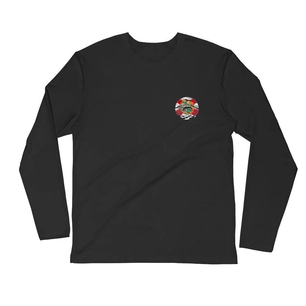 Florida Flag Logo - Long Sleeve Fitted Crew