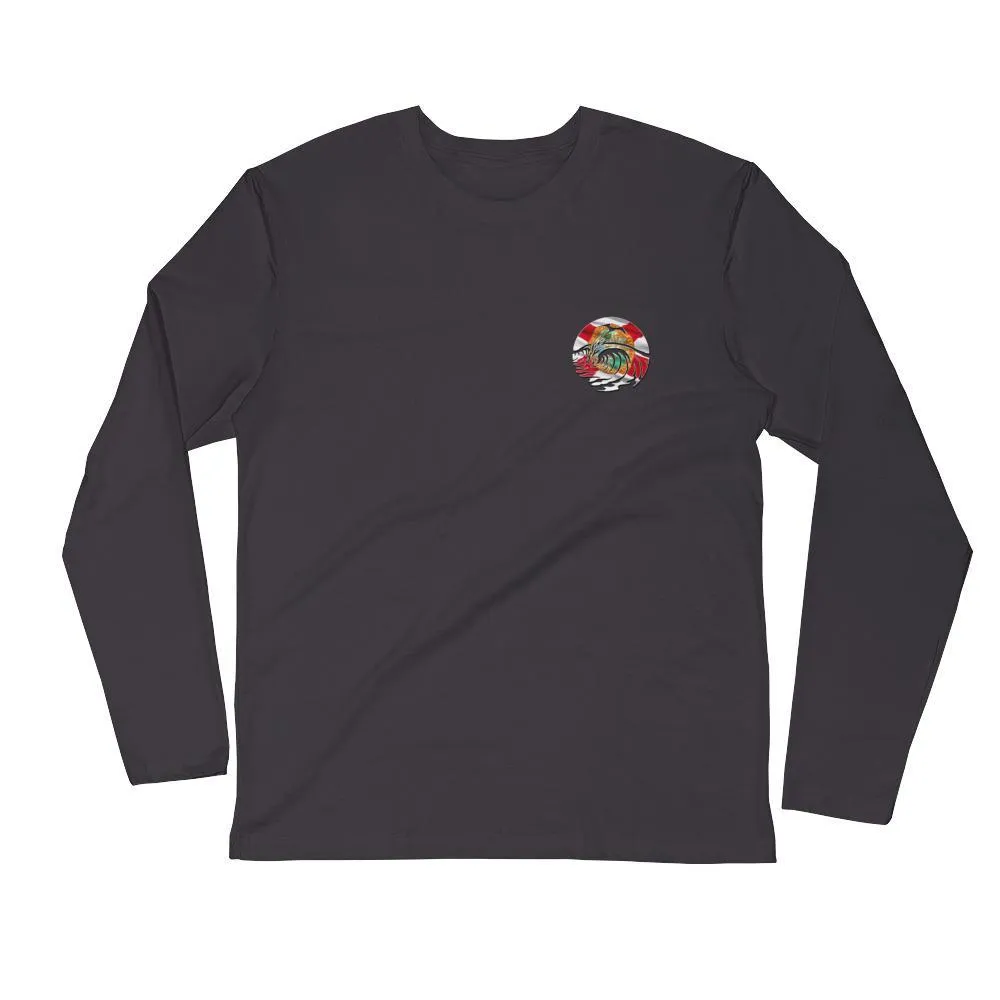 Florida Flag Logo - Long Sleeve Fitted Crew
