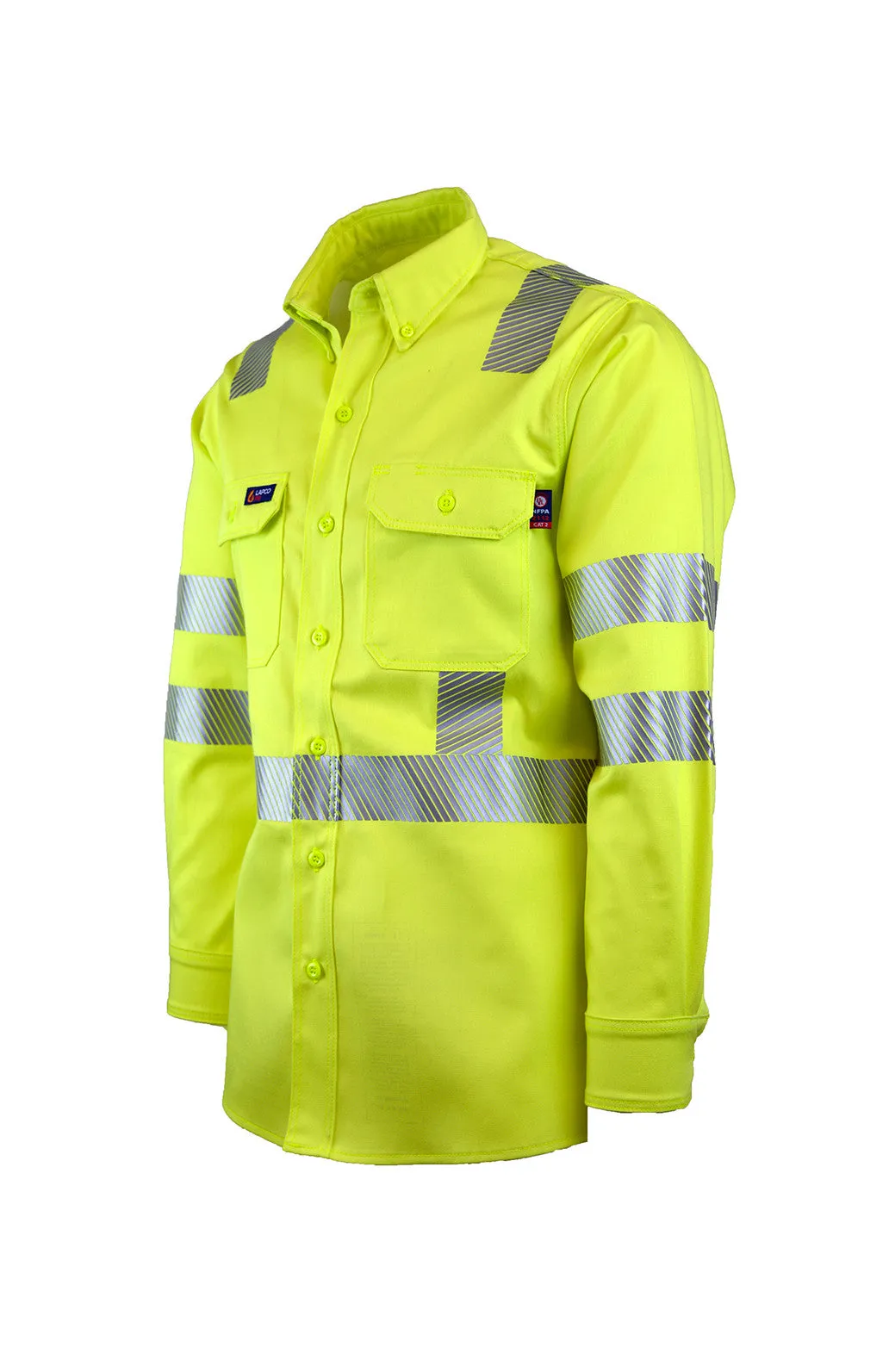 FR Uniform Shirt | Hi-Viz Class 3 | 7oz. 100% Cotton