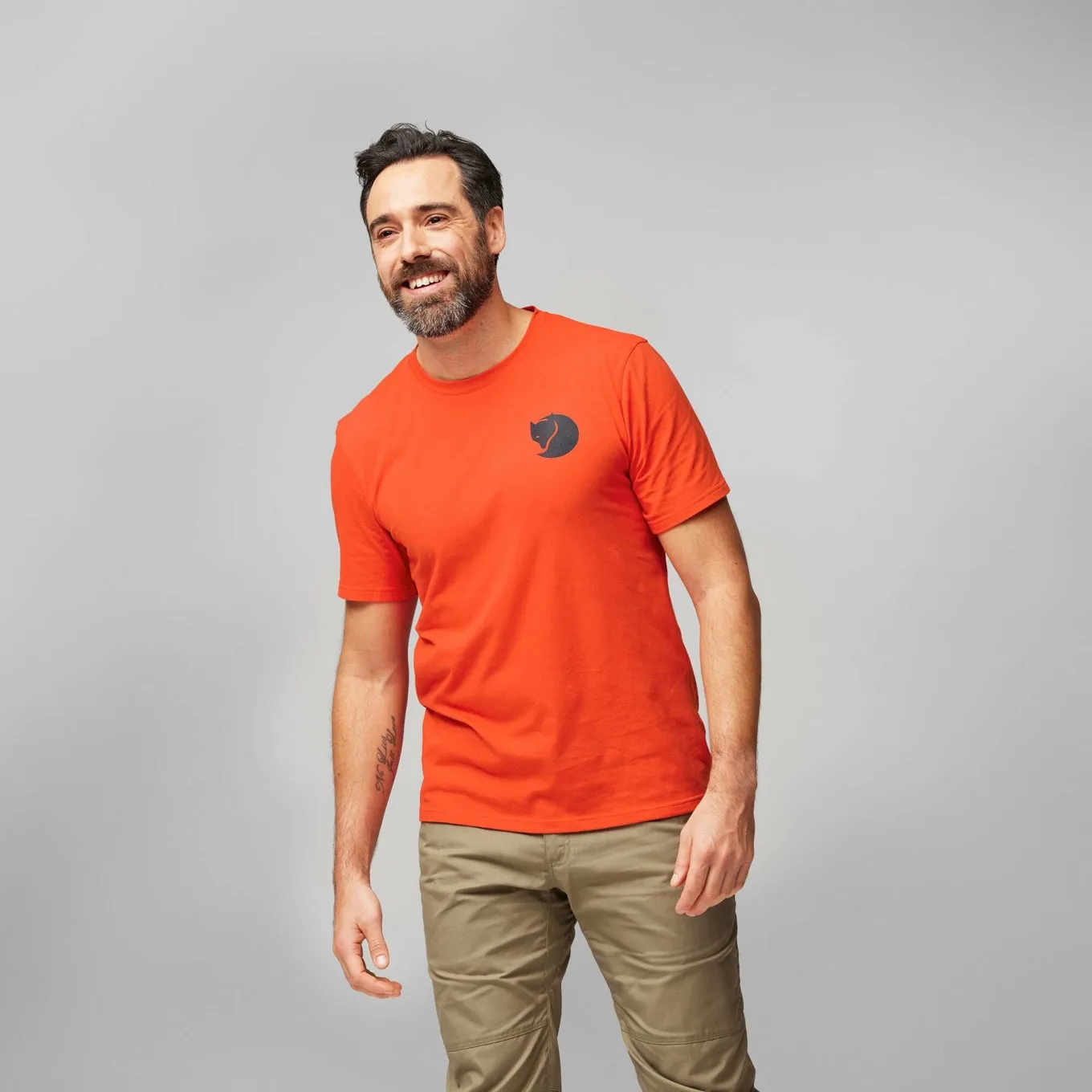 FR Walk With Nature T-shirt Men Flame Orange