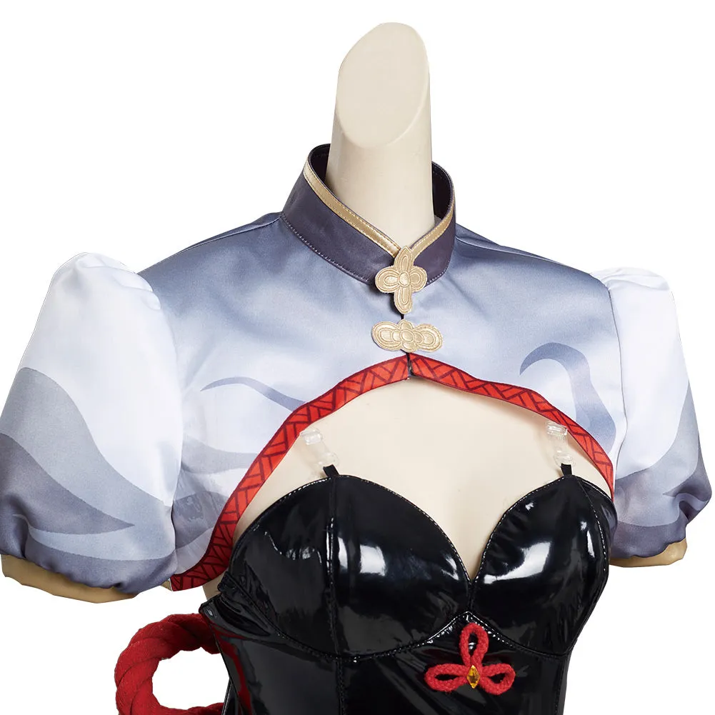 Genshin Impact Shen He Bunny Girls Original Design Cosplay Costume - Cossky®