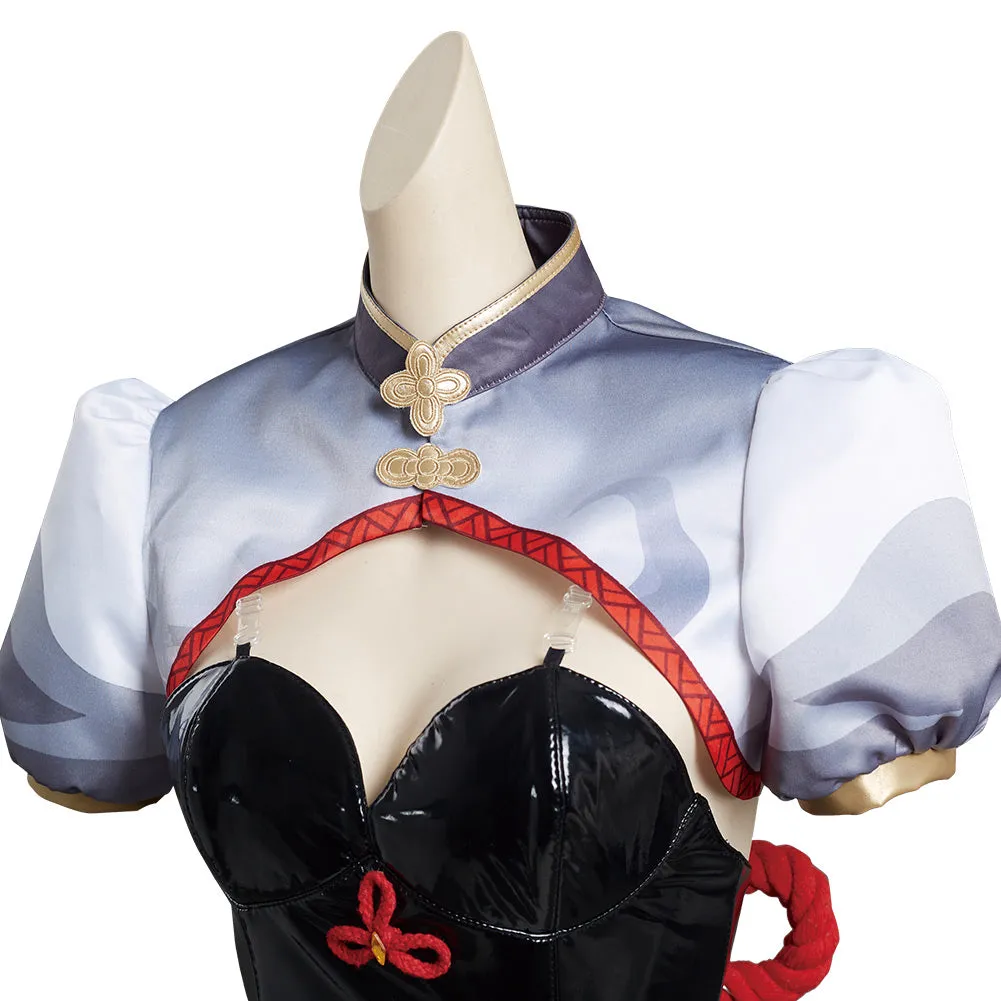 Genshin Impact Shen He Bunny Girls Original Design Cosplay Costume - Cossky®