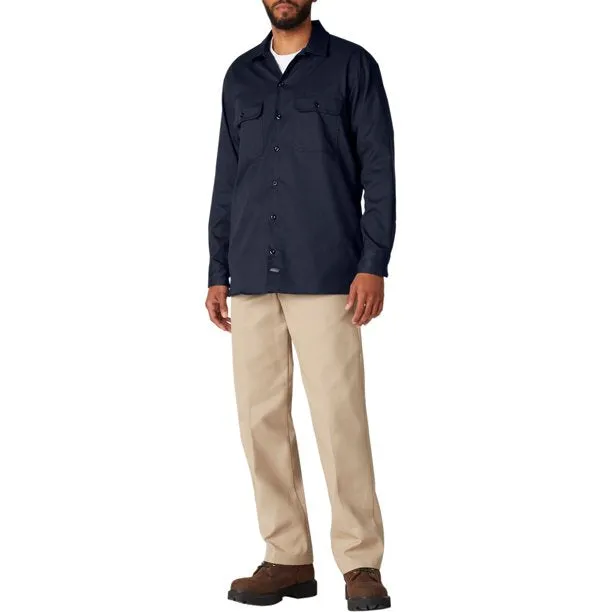 Genuine Dickies - Men's FLEX Long Sleeve Work Shirt with Temp Control Cooling