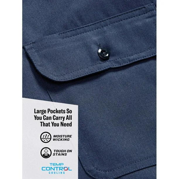 Genuine Dickies - Men's FLEX Long Sleeve Work Shirt with Temp Control Cooling