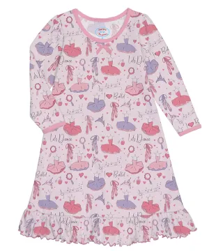 Girls L/S Ballerina Nightgown