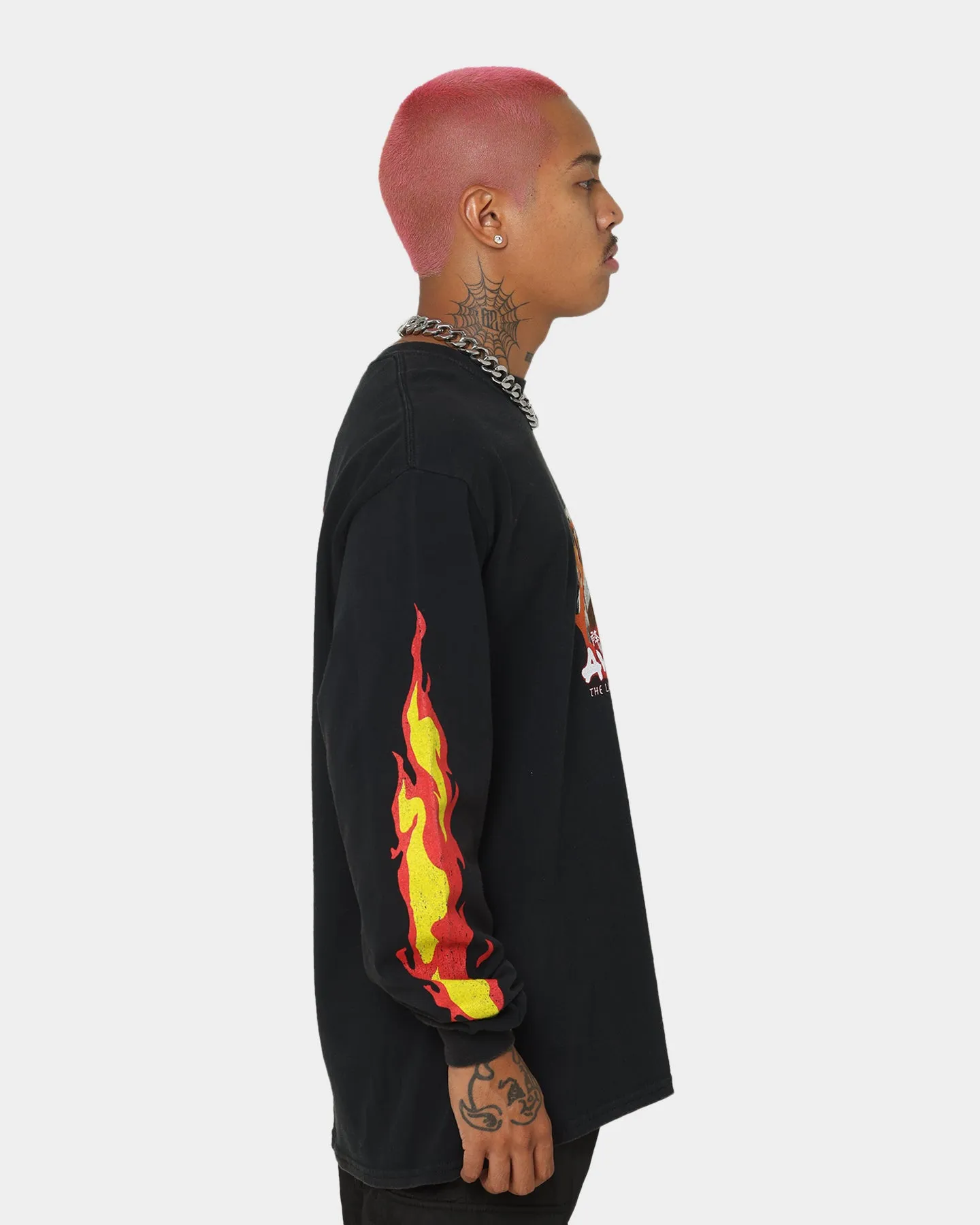 Goat Crew X Avatar: The Last Airbender Fire Nation Long Sleeve T-Shirt Black Wash