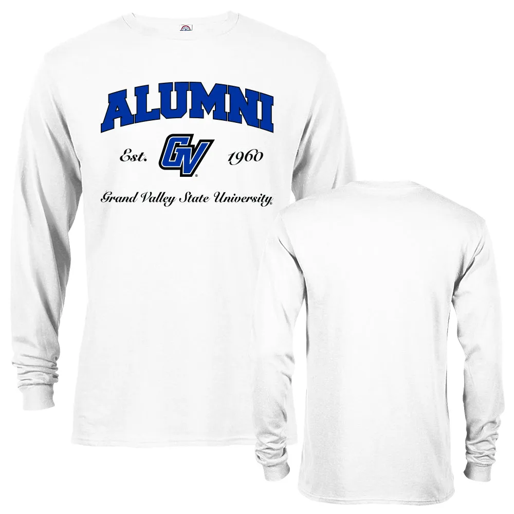 Grand Valley State University Lakers GVST Alumni Logo Long Sleeve T-Shirt