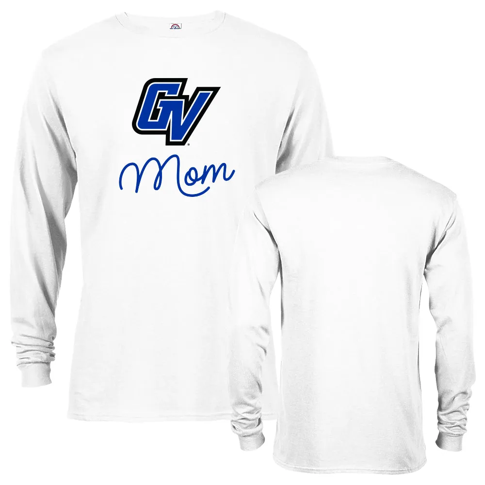 Grand Valley State University Lakers Mom Logo Mother Long Sleeve T-Shirt