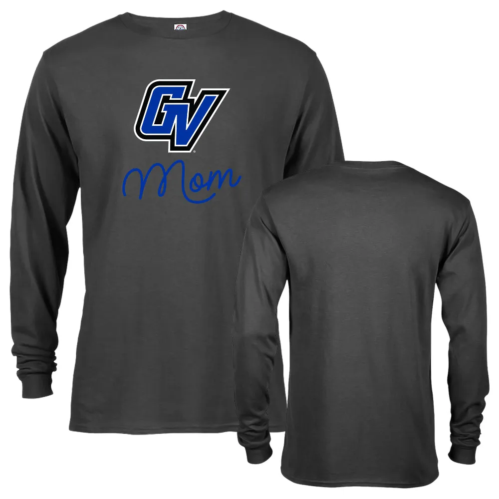 Grand Valley State University Lakers Mom Logo Mother Long Sleeve T-Shirt