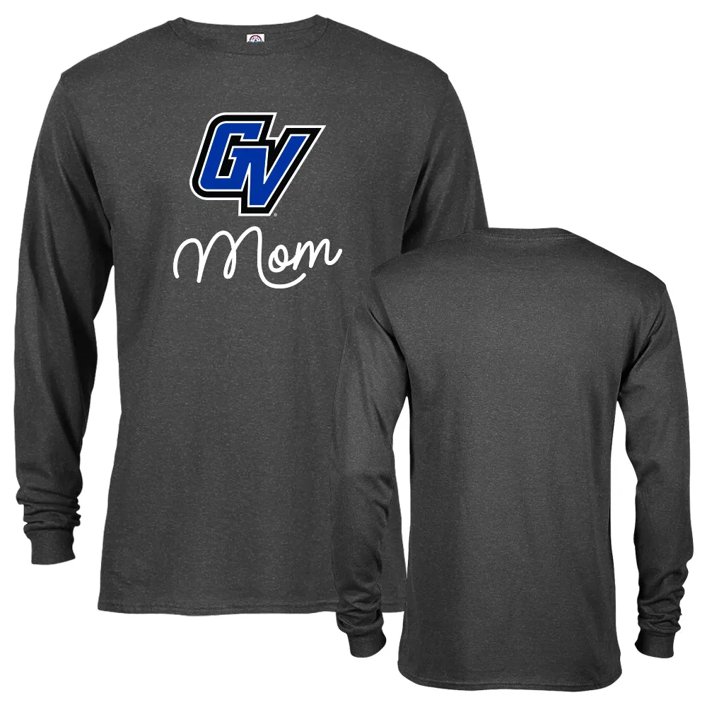 Grand Valley State University Lakers Mom Logo Mother Long Sleeve T-Shirt