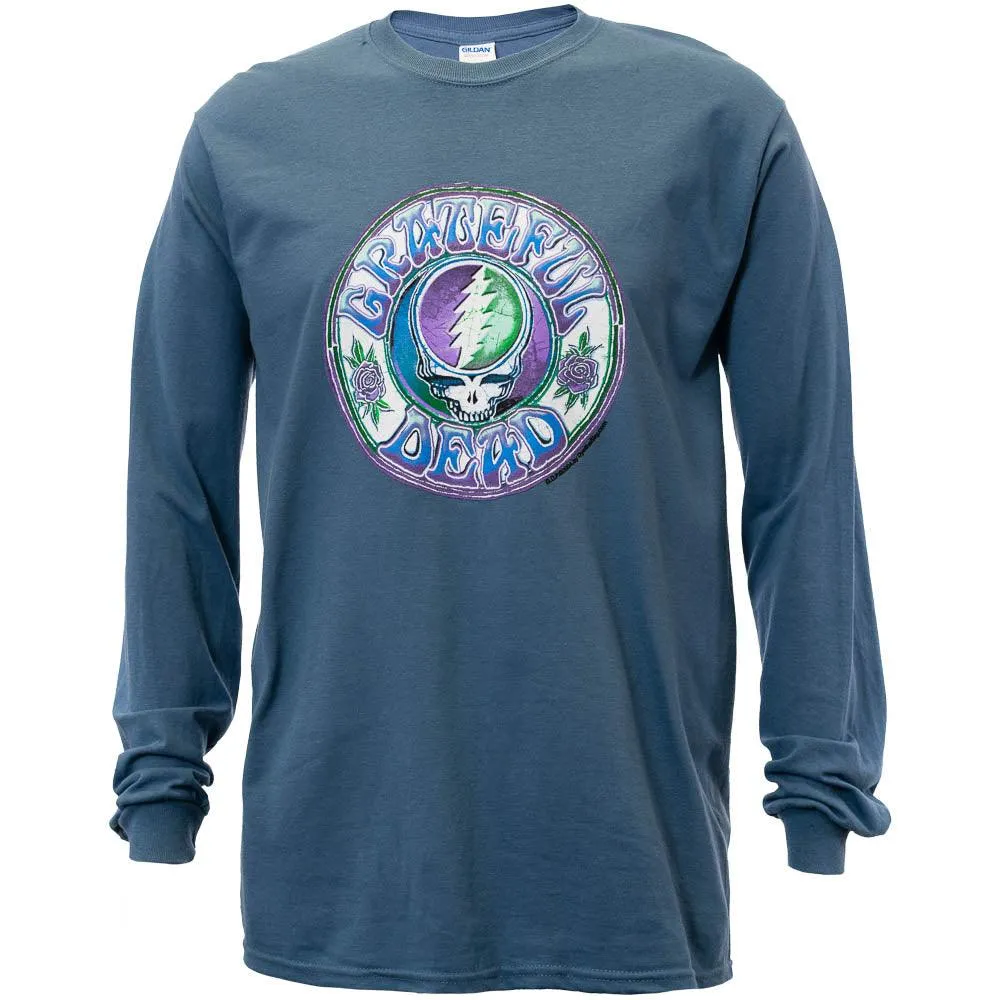 Grateful Dead Batik Steal Your Face Long Sleeve T Shirt