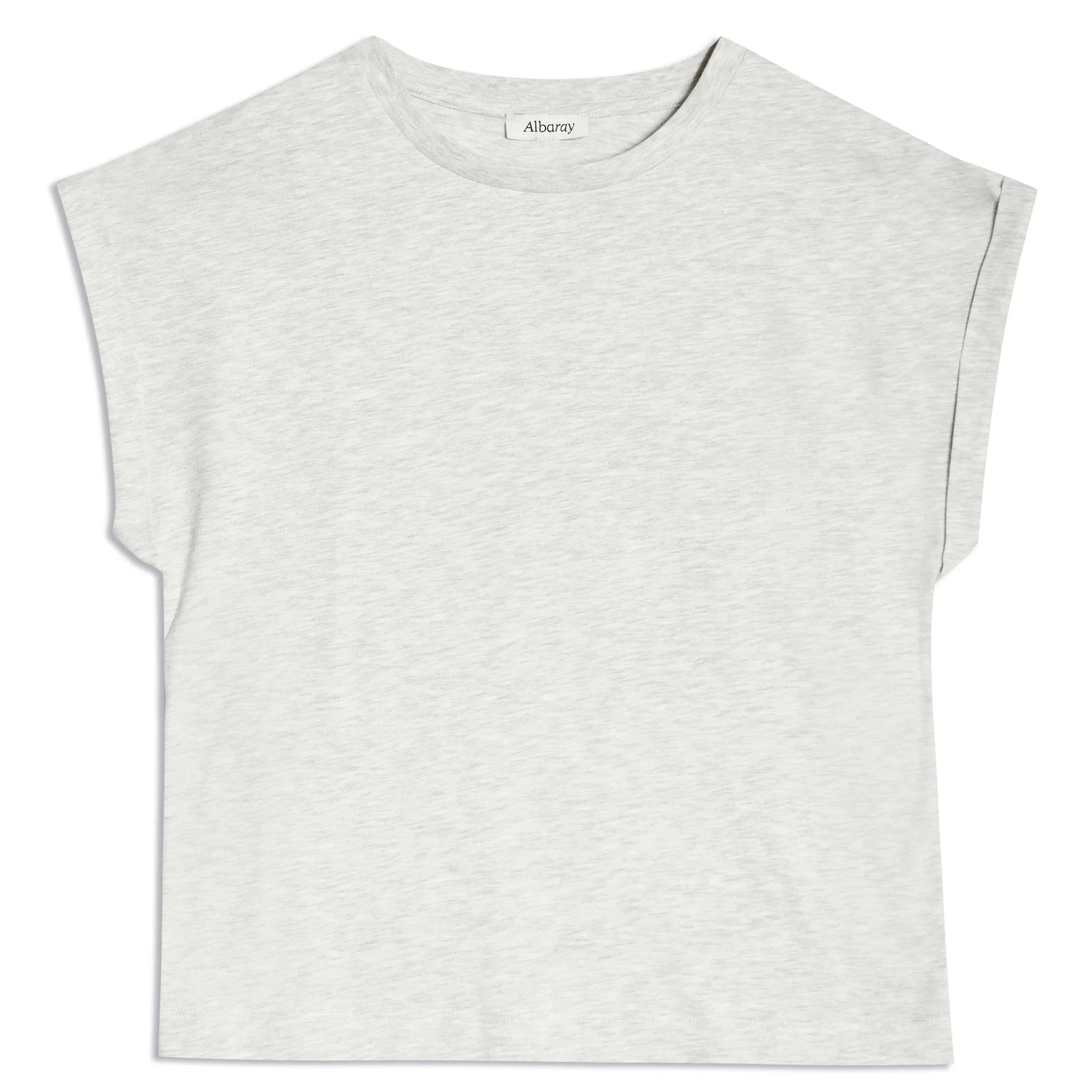 Grey Roll Back T Shirt