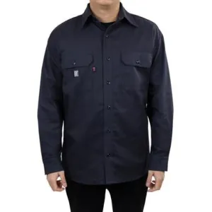 GRIT Twill Work Shirt Navy