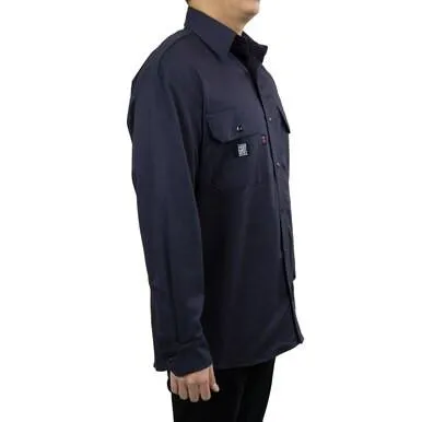 GRIT Twill Work Shirt Navy