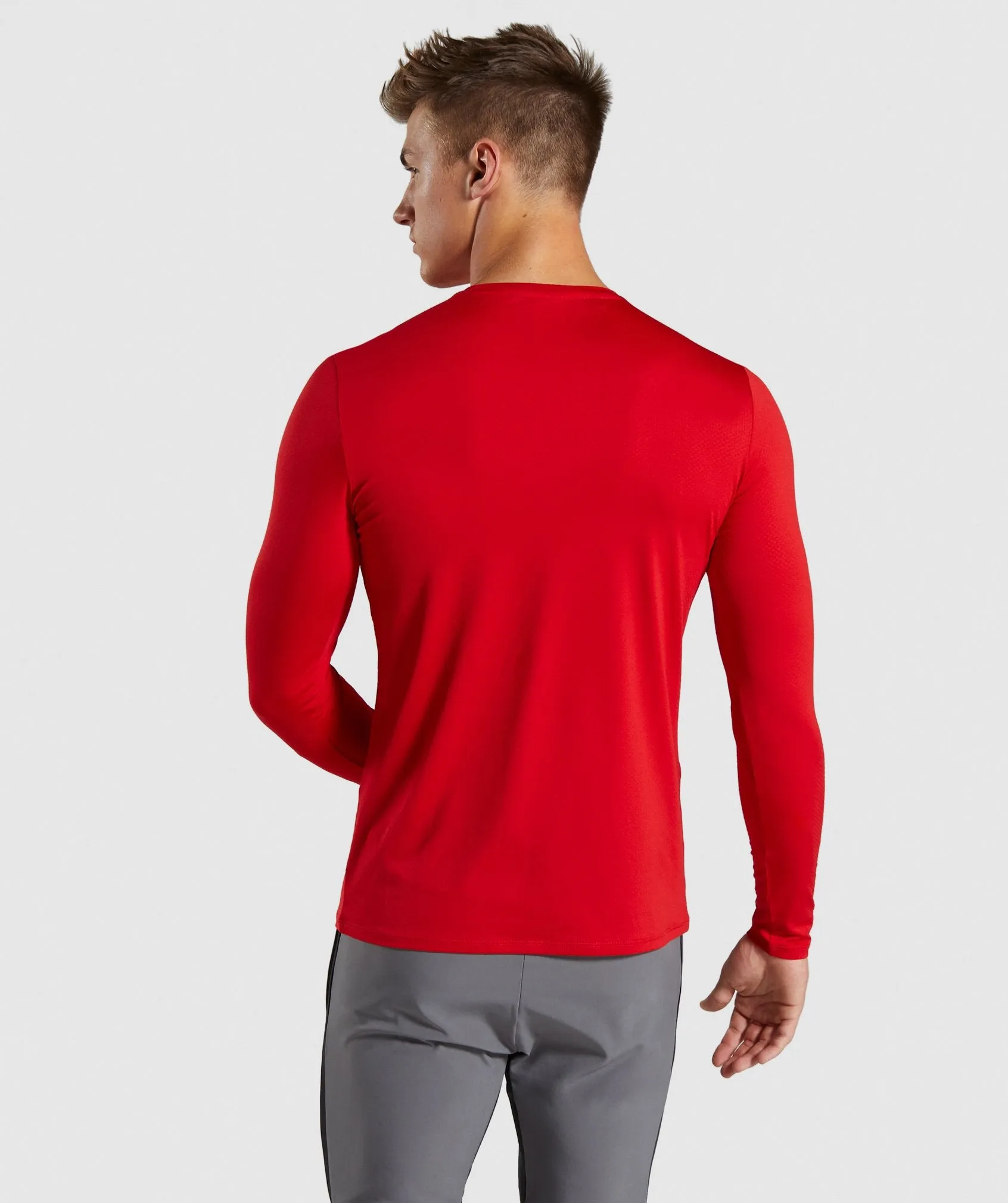 Gymshark Speed Long Sleeve T-Shirt - Red